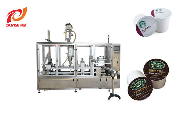80pcs / Min 2lines K Cup Filling and Sealing Machine